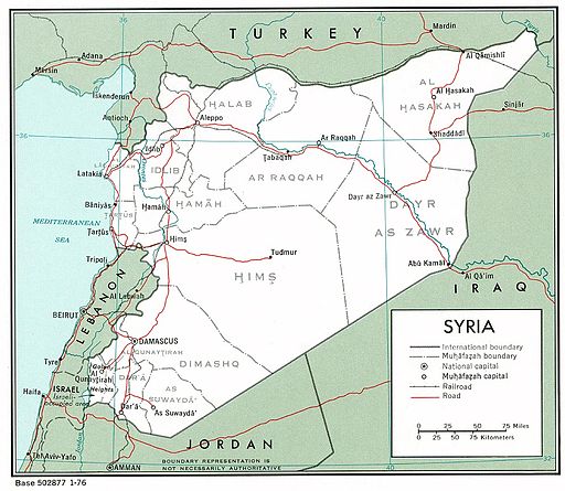 Syrie, gouvernorats syriens